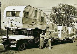 Vintage Camper Trailer Shipping